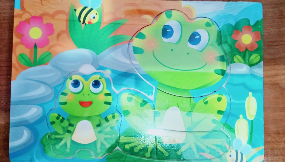 Пазлы "Весёлые лягушата" (новые)