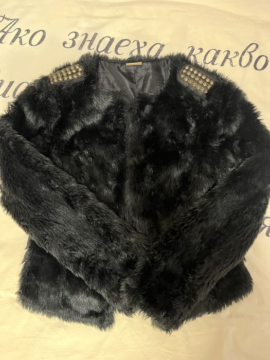 Пухено елегантно връхно