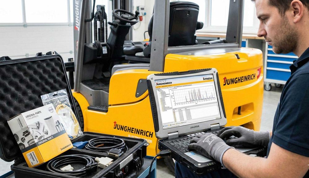 24/7 Мобилен сервиз за мотокари и електрокари - На място