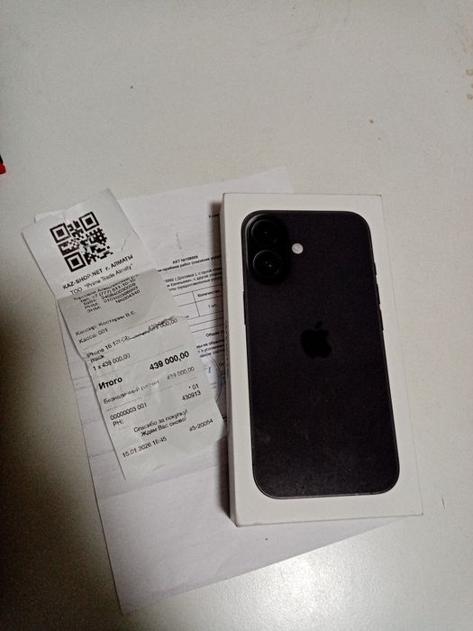 Продам Iphone 16 black 128gb не распечатанный