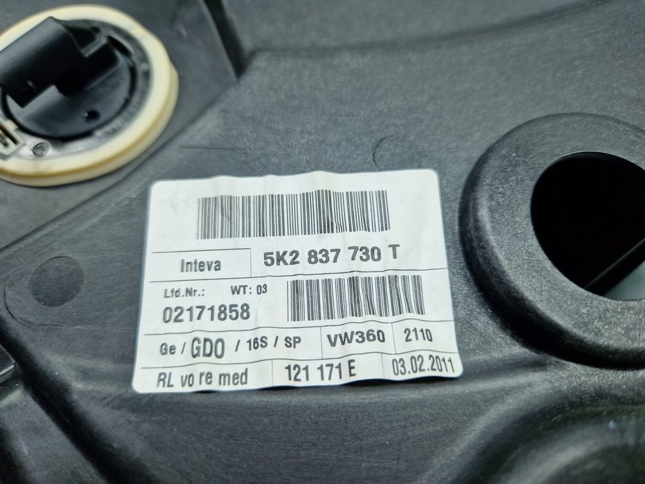 Macara electrica geam dreapta fata Volkswagen Golf 6 (5K1) [Fabr 2009-