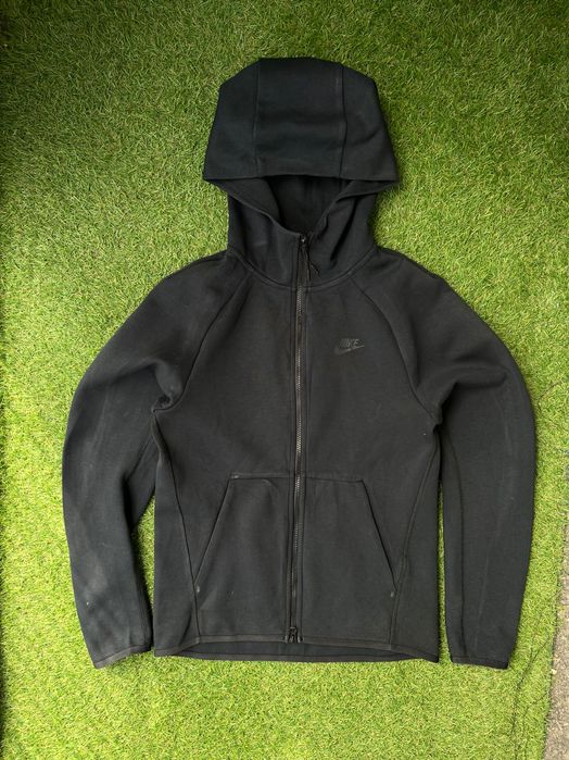 Мъжко горнище : Tech Fleece Zip Through Hoodie In Black XS