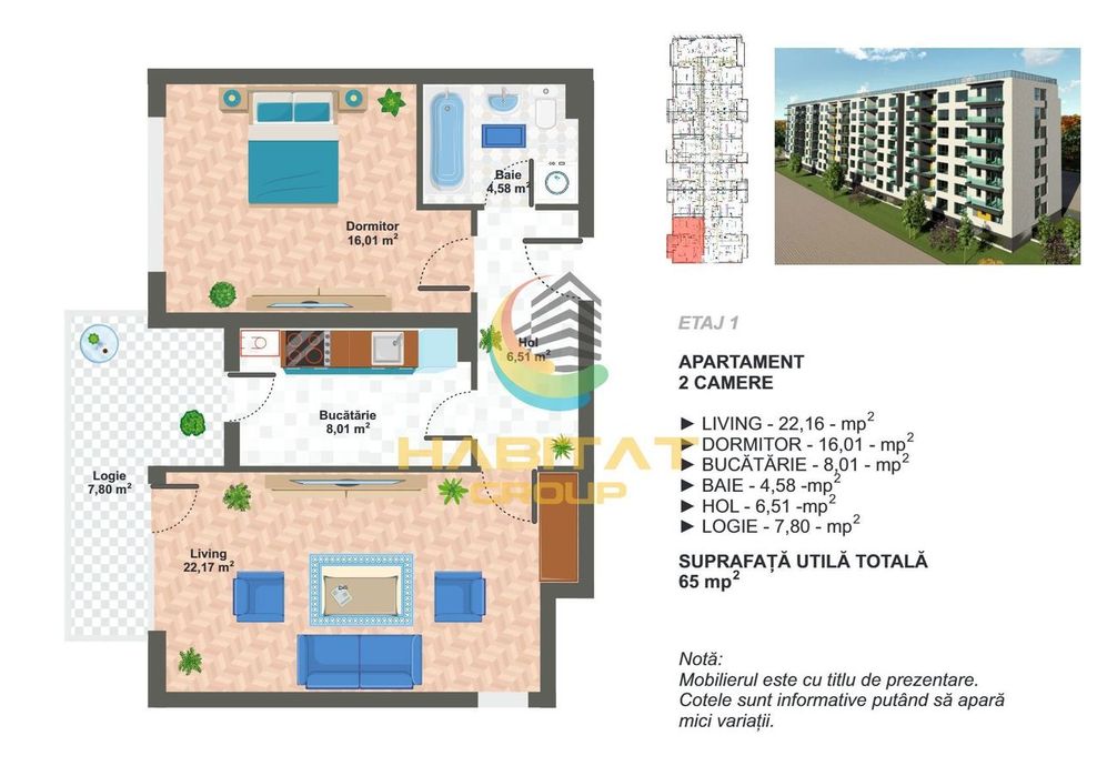 Vanzare Apartament 2 Camere Metrou Apărătorii Patriei!