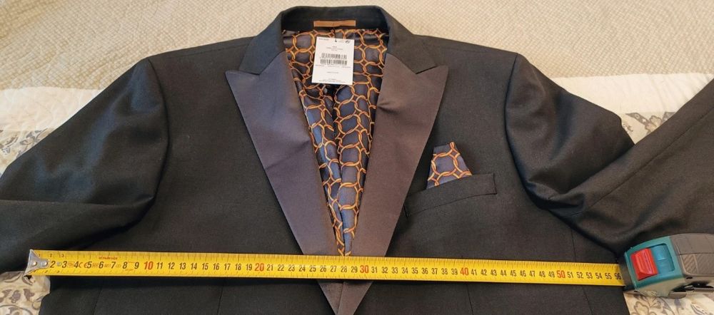 Jacheta / sacou negru, elegant ,  Next , pt bărbați , măsura 54 . XL