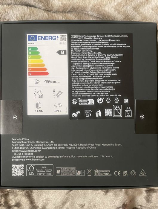 Honor Magic V5 5G 512GB/16GB Nou, Sigilat!