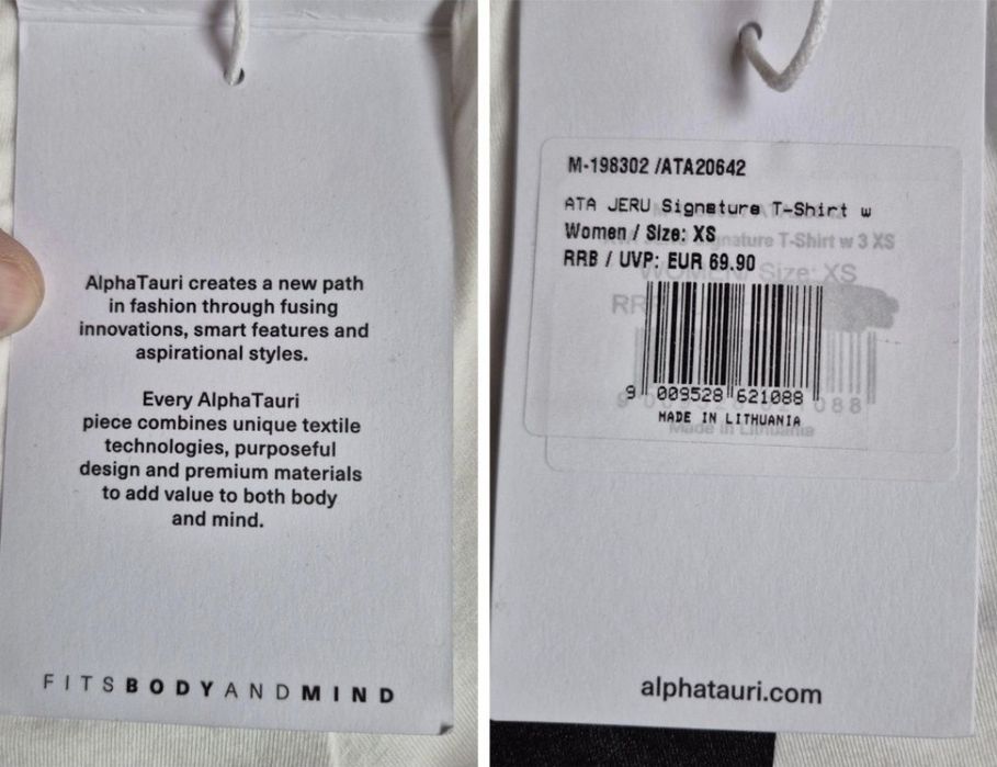 Tricou de Lux AlphaTauri Signature, Damă, XS