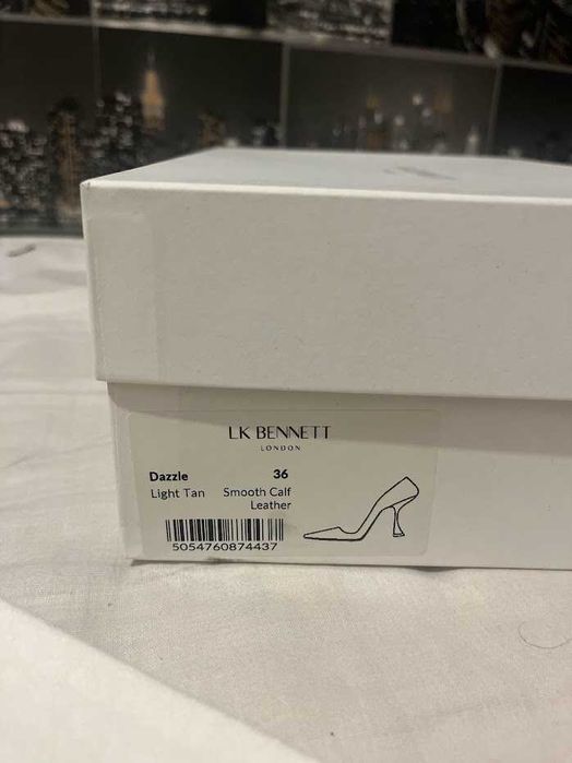 L.K Bennett Pantofi cu toc din piele naturala /  Dama / marime 36