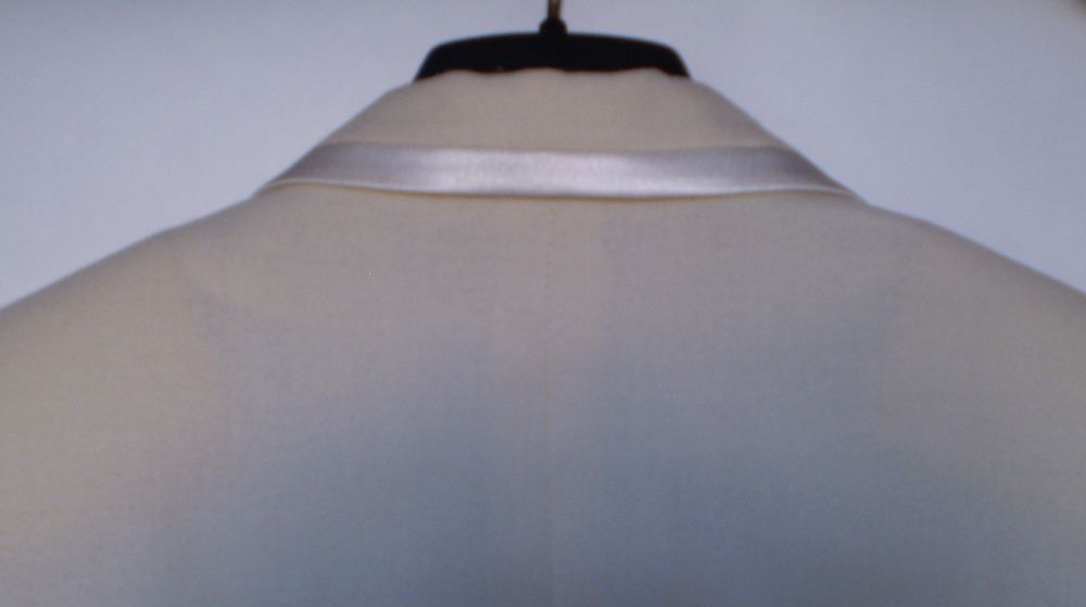 Costum lux sacou-fusta maxi crem fin elegant captusit (bust 100 cm)