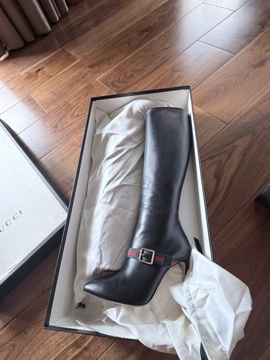 Уникални ботуши Гучи-100% автентични,носени 2-3 пъти