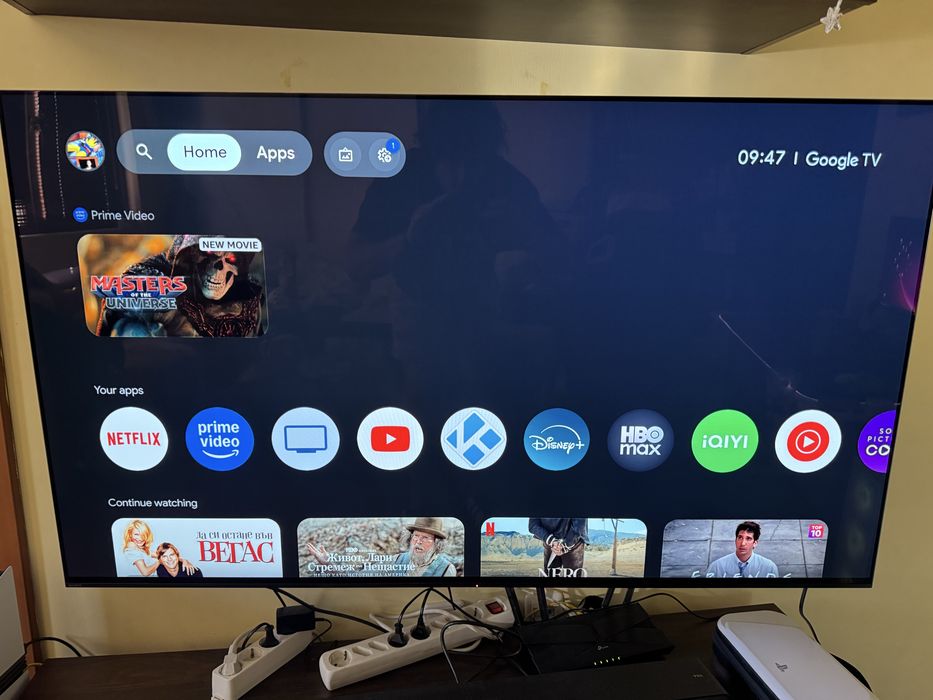 Sony- Bravia 8A, 55, OLED, 120Hz, 4K, XR processor, HDR10, Google TV
