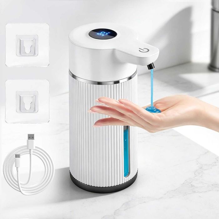 Distribuitor automat de săpun fără atingere, 420 ml Distribuitor de săpun cu senzor electric