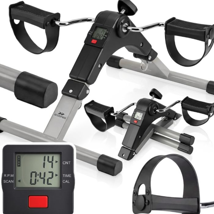 Велоергометър BodySpin Core с LCD дисплей и регулируемо съпротивление – за ръце и крака