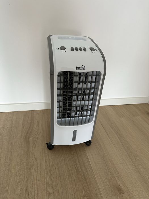 Racitor de aer / ventilator cu rezervor de apa de 3 litri, 3 viteze, insertie de evaporator, rulabil pe roti, 80 W