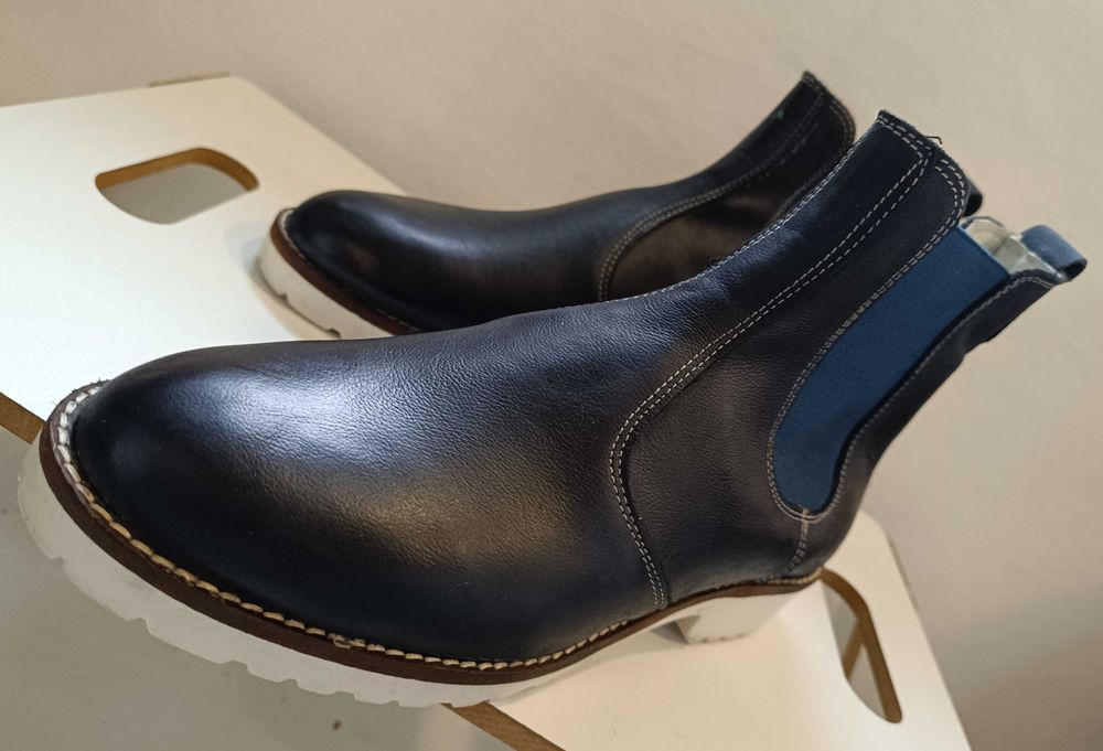 Ghete chelsea plain toe Lavoratione Artigianale NOI piele naturala