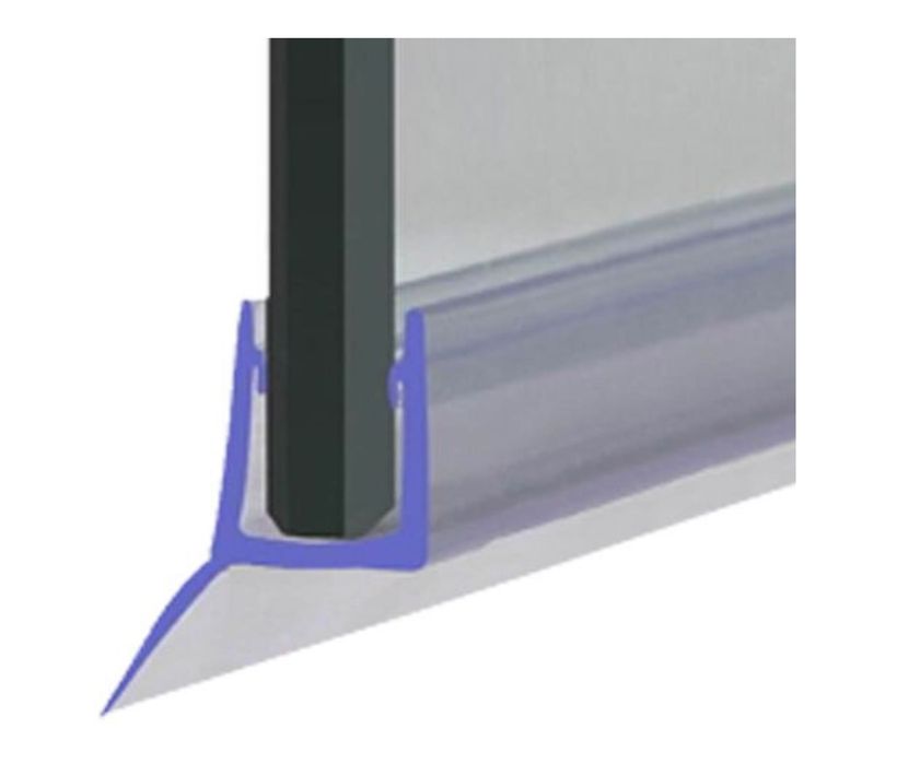 Paravan mobil sticla cada de baie 70 x 150 cm cu ornament