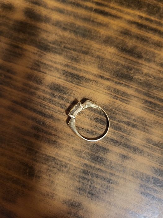 Inel aur 14k piatra roz