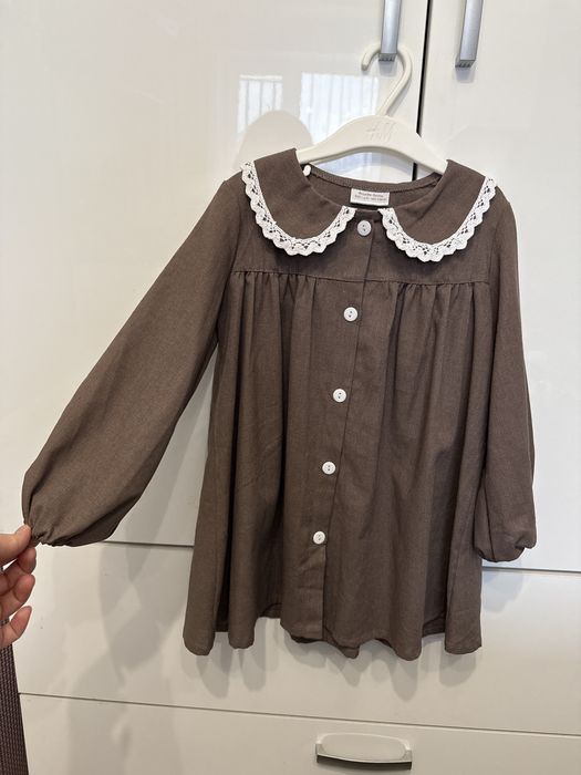 Детское платье льняное  3000