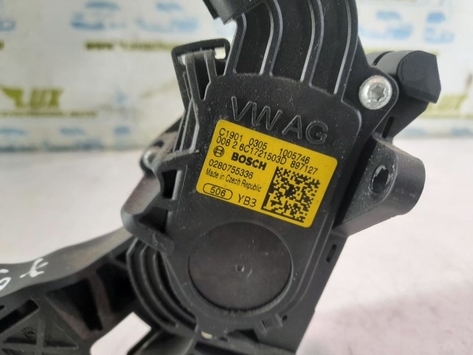 Pedala acceleratie 6C1721503D 1.0 tsi DKLD Skoda Rapid 3 (2012 - 2017)