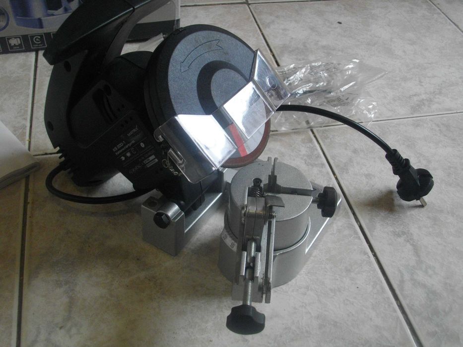 220W/130W-ф100mm Профи Ел. Машина за заточване вериги ATIKA/ Top Craft