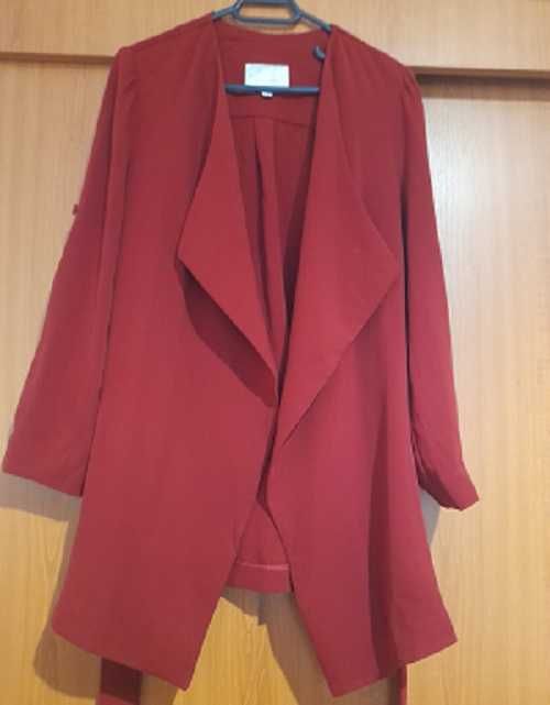 Bleizer lung Vero Moda culoare rosu-visiniu  38-40