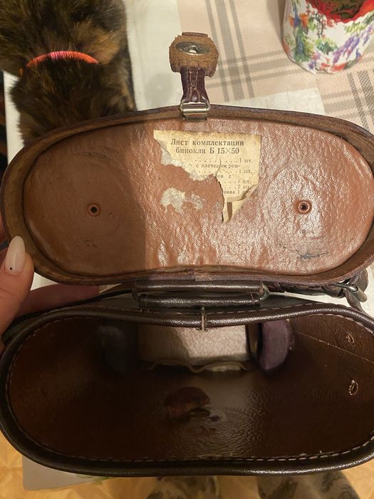 Советский бинокль Б15х50