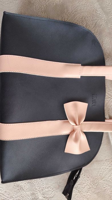 Дамска чанта с Розова панделка