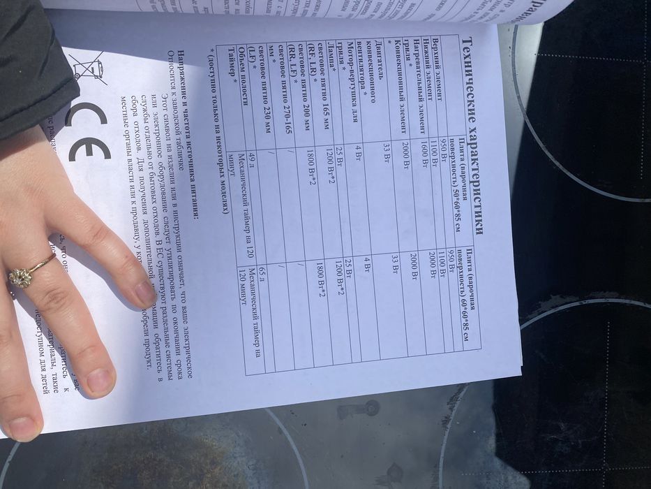 Электронная кухонная плита