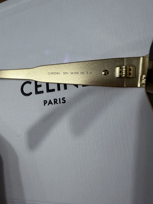 Слънчеви очила Celine Triomphe Gold CL40254U