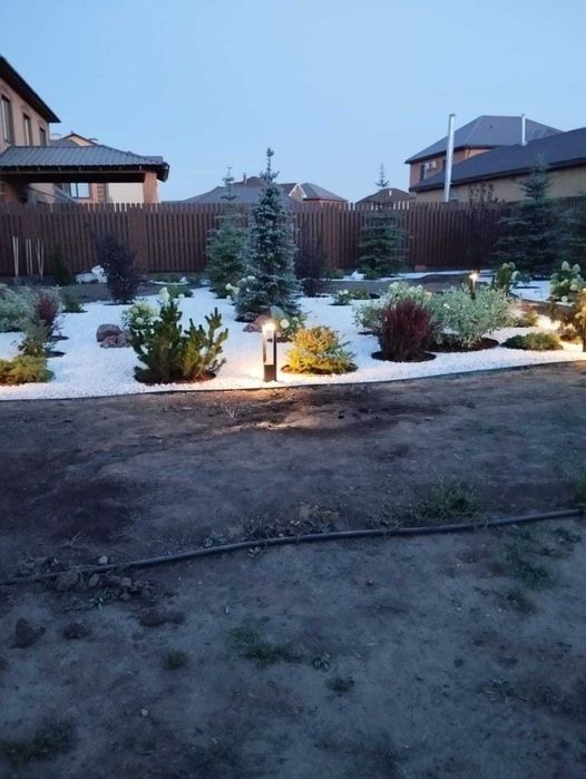 Озеленение (Посадка газонов, клевера, деревьев и т.д)