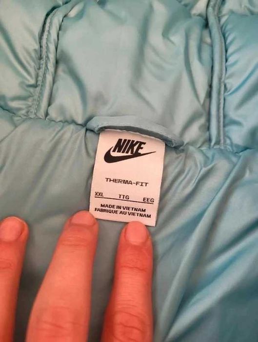 Geaca puffer Nike Air Therma-FIT barbati albastra XXL NOUA originala