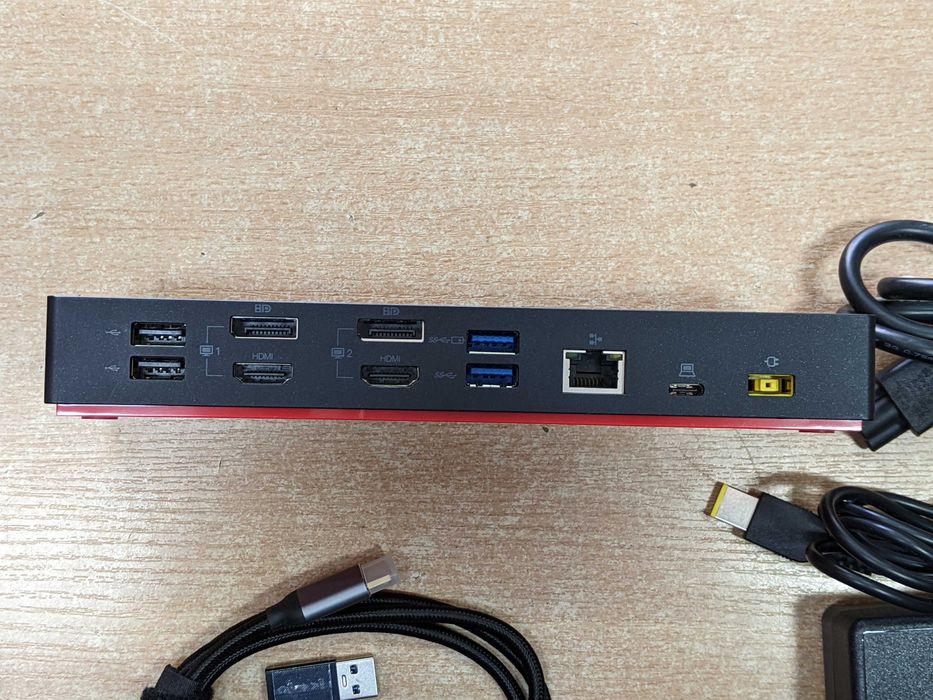 Докинг станция Lenovo ThinkPad Hybrid USB-C Dock 40AF + зарядно 135W