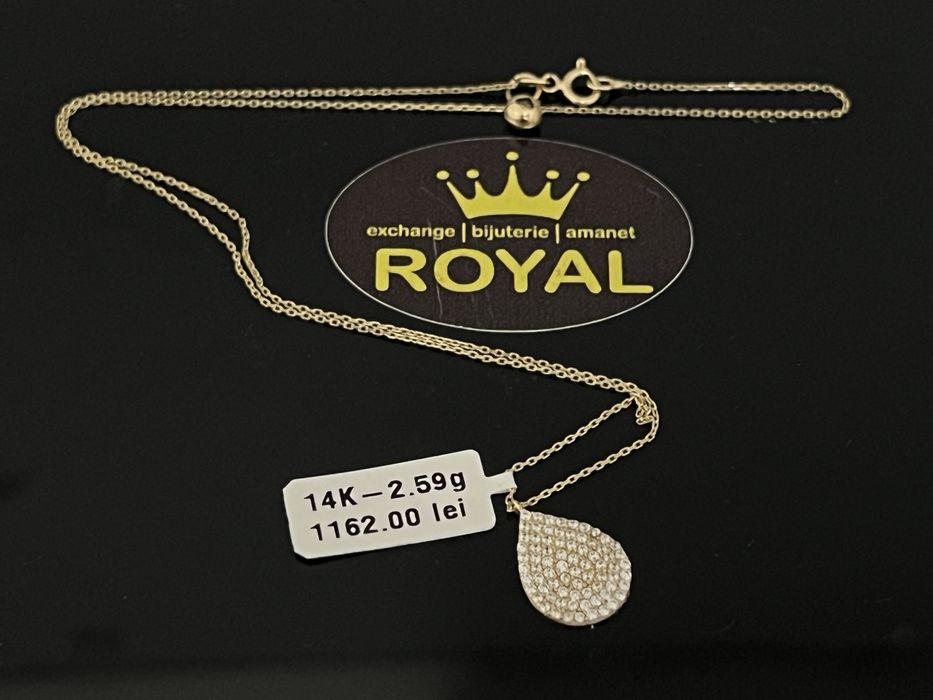 Bijuteria Royal CB : Lant aur 14k 585  2,59 grame