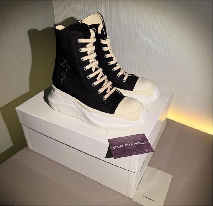 Sneakers rick owens abstract