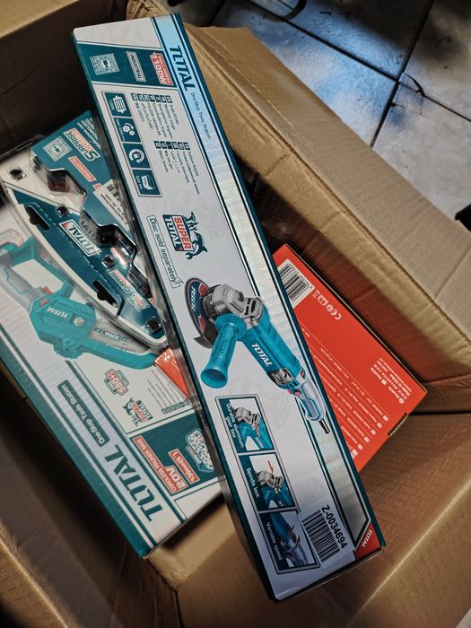 Ъглошлайф TOTAL Industrial, 1100 W, 5000 - 12000 об/мин, Ф 125 мм