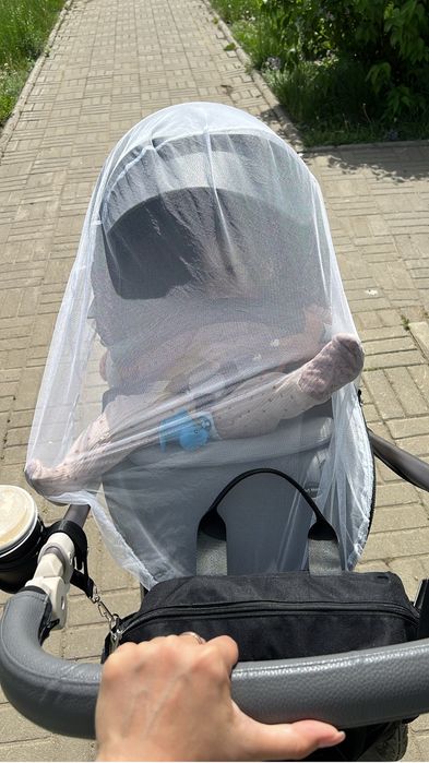 Коляска 2 в 1 люлька и прогулочный блок