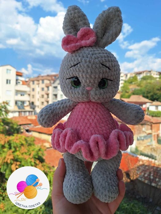 Ръчно плетени играчки на една кука