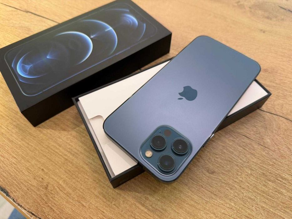 iPhone 12 Pro Max 256GB Pacific Blue | 100% Baterie | Factura | Garantie | Buy-Back