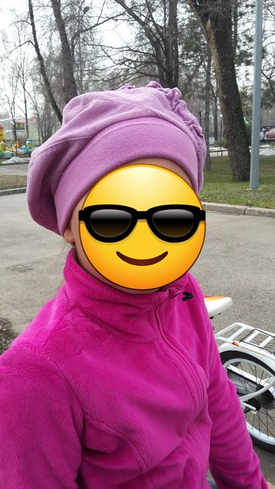 Шапка  берет на девочку, Польша,  хлопок, размер 52