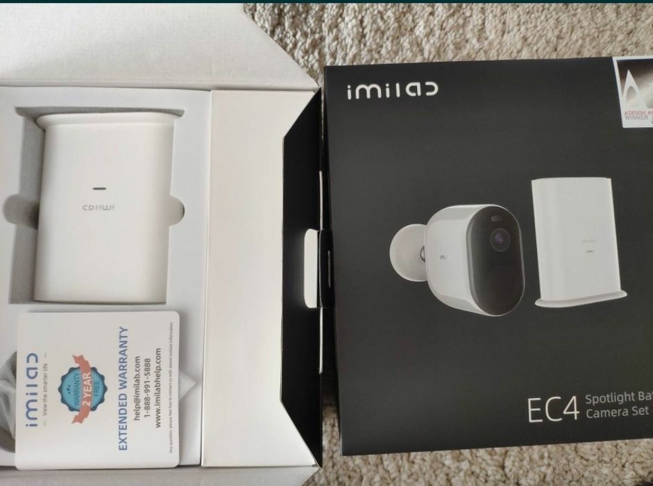 Чисто нова външна 1бр.Соларна камера Xiaomi Imilab +32GB card подарък