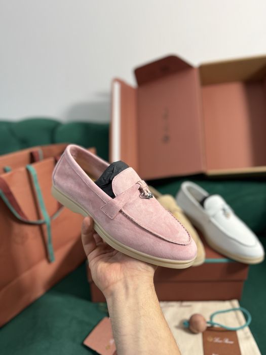 Mocasini Loro Piana piele naturala 100% Full Box colectie noua