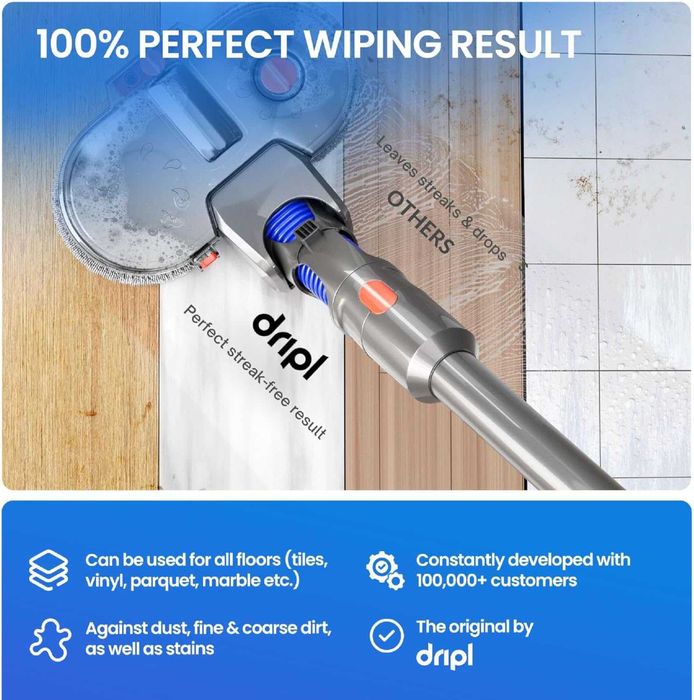 Dyson V7/V8/V10/V11/V15/Gen5 Vacuum Cleaners, Electric Floor Mop