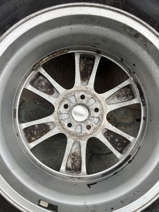 Jante aliaj 5x100mm, anvelope iarna 225/60 R17 Subaru Forester Outback