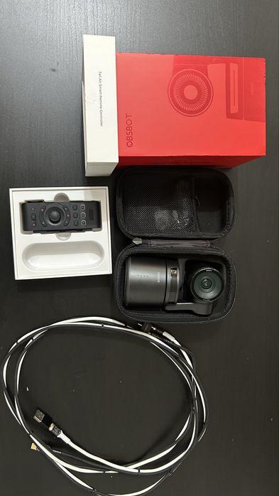 Cameră OBSBOT Tail Air PTZ 4K cu AI Tracking + telecomandă