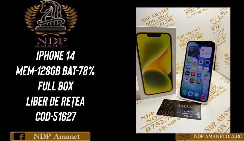 NDP Amanet Braila Iphone 14 (51627)