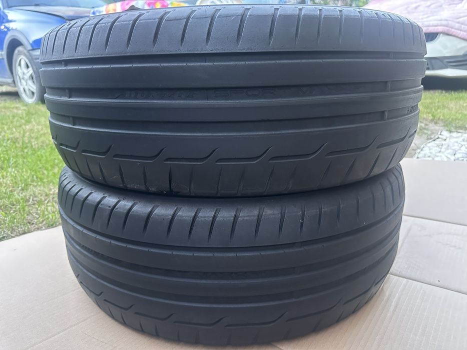 Продавам 2 броя летни гуми Dunlop 215/55/17