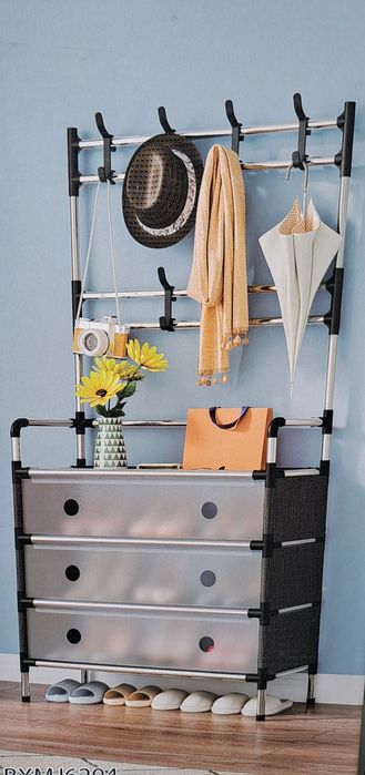 Stelaj polkalar unitaz kir mashina va oyoq kiyimlarini joylash ucun