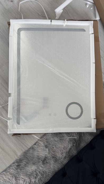 Oglinda baie cu led si touch 60x80