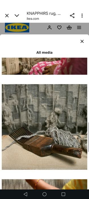 Covor IKEA din  lana NOU  240*300