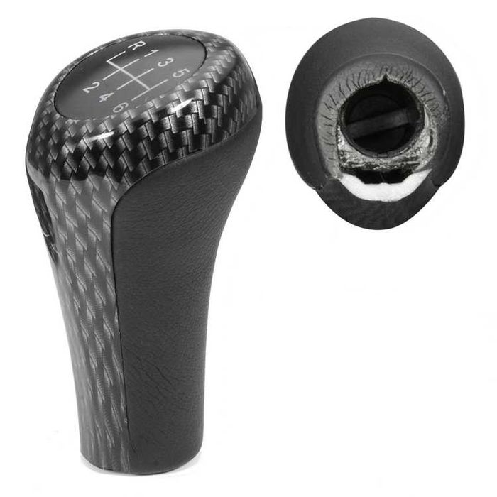 Топка за скоростен лост КАРБОН за BMW E30/E36/E39/E46- със 6 скорости