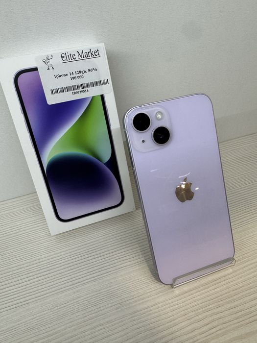 iPhone 14 128Гб | KASPI 0-0-12